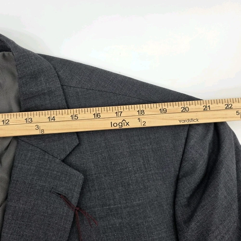 Jos a bank 1905 suit tailored fit blue 100% wool mens 48R blazer 40x37 pants new